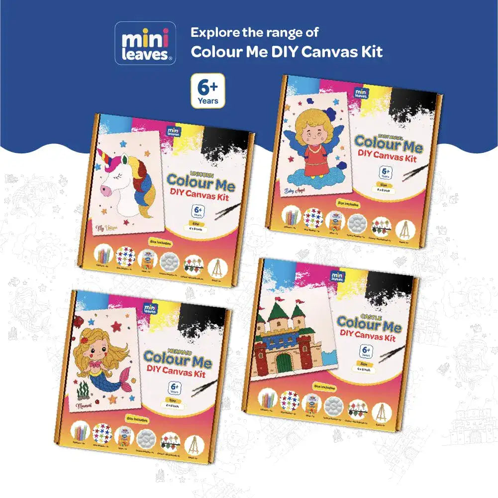 Colour Me Unicorn” DIY Canvas Art Kit