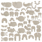3D DIY Animals Puzzles 4+ Years - Mini Leaves