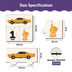 1-10 Number Matching Puzzles Self-Correcting Learning Numbers Puzzles - Mini Leaves