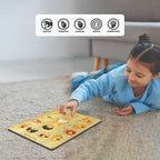 Wooden Body Parts Knob Puzzle