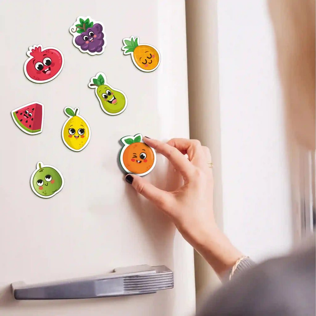 Fridge Magnetic Fruits Set of 11 2+ Years - Mini Leaves