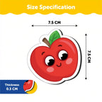 Fridge Magnetic Fruits Set of 11 2+ Years - Mini Leaves