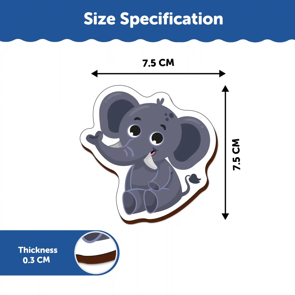 Animal Fridge Magnetic Set of 10 2+ Years - Mini Leaves