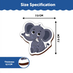 Animal Fridge Magnetic Set of 10 2+ Years - Mini Leaves