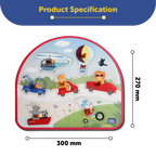 Vehicles On the Go Wooden Pegged Puzzle - Mini Leaves