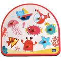 Sea Treasures Knob Board 1+ Years 8 Geometric Shapes - Mini Leaves