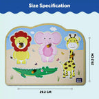 Jungle Animal with Jumbo Knob 1+ Years - Mini Leaves