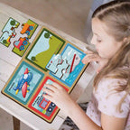 Four 4 Piece Vehicle Jumbo Wooden Matching Puzzle 2+ Years - Mini Leaves