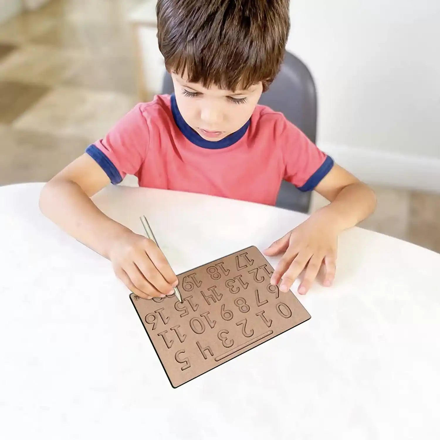 Number 0 to 20 Tracing Board 3-5 Years - Mini Leaves