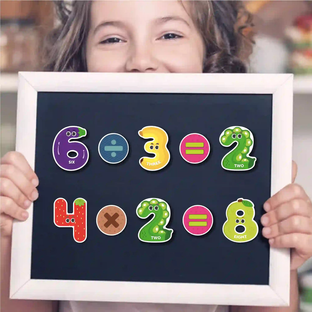 0 to 9 Numbers Fridge Magnets 2+ Years - Mini Leaves