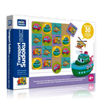 Transport Wooden Sudoku Board Game - Mini Leaves