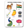 National Symbols Plastic Knob and Peg Puzzle 2+ Years - Mini Leaves