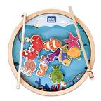 Fishing Game with magnetic poles round 3+ Years - Mini Leaves
