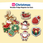 Christmas Santa Claus Wooden Fridge Magnets  3+ Years