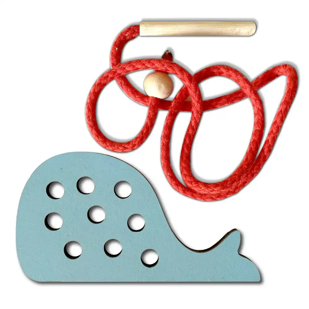 Snail Lacing Activity for Kids 3 Years