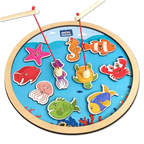 Fishing Game with magnetic poles round 3+ Years - Mini Leaves