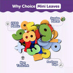 123 Wooden Chunky Number Board 2+ Years - Mini Leaves