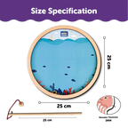 Fishing Game with magnetic poles round 3+ Years - Mini Leaves
