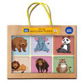 Safari Animal Friends 2 Piece Puzzles (2-3 Years) - Mini Leaves