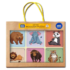 Safari Animal Friends 2 Piece Puzzles (2-3 Years) - Mini Leaves