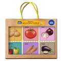 Vegetables 2 Pieces Puzzle 2+ Years - Mini Leaves