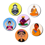 Mandala Tea Coasters Art and Craft Kit 6+ Years- Beginner