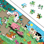 Farmyard Animals Jigsaw Puzzles 3+ Years - Mini Leaves