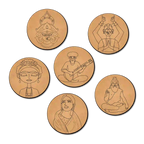 Mandala Tea Coasters Art and Craft Kit 6+ Years- Beginner