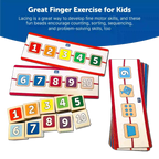 Alphabets Shapes Lacing Activity for kids  3+ Years