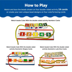 Alphabets Shapes Lacing Activity for kids  3+ Years