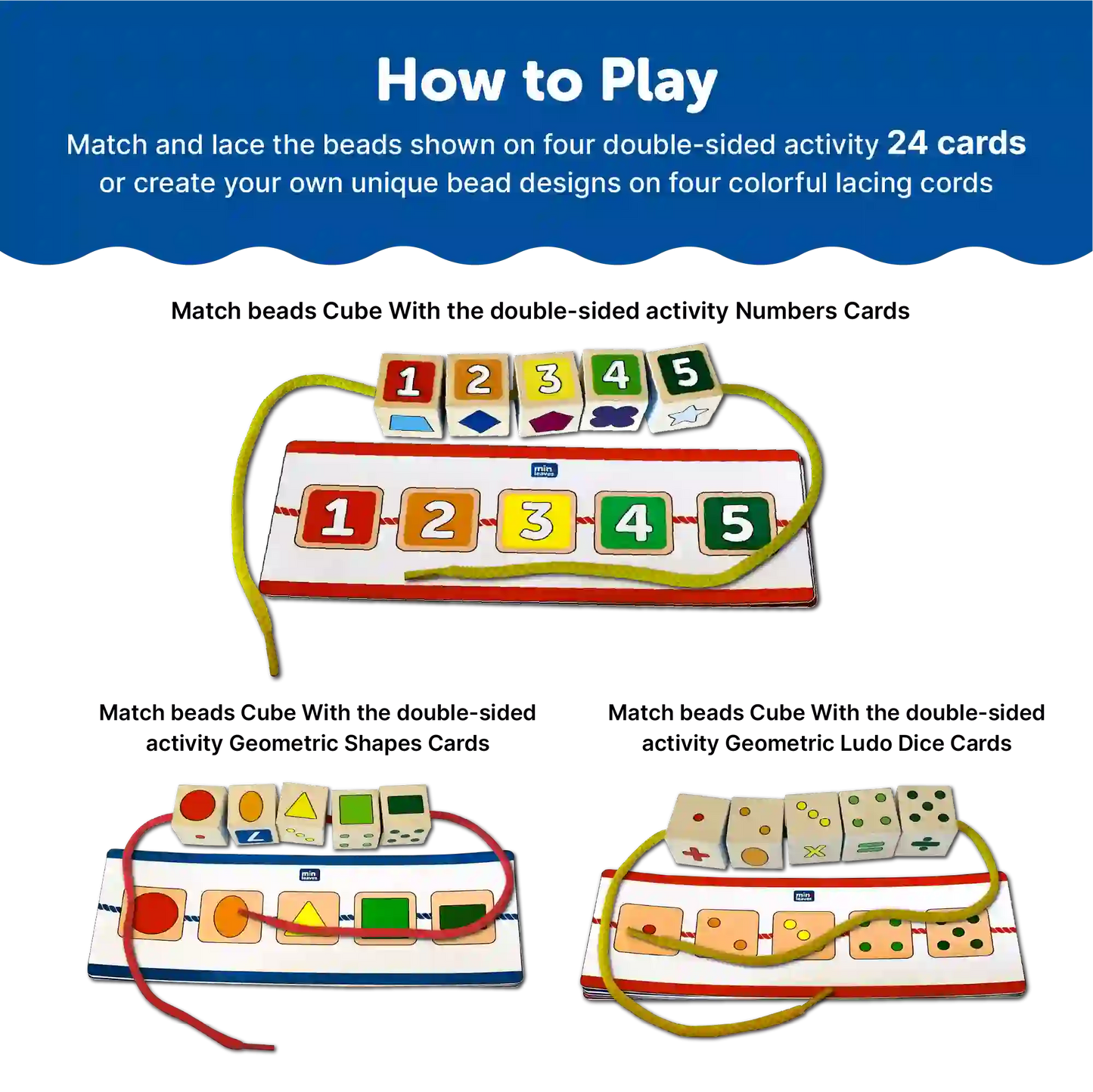 Alphabets Shapes Lacing Activity for kids  3+ Years